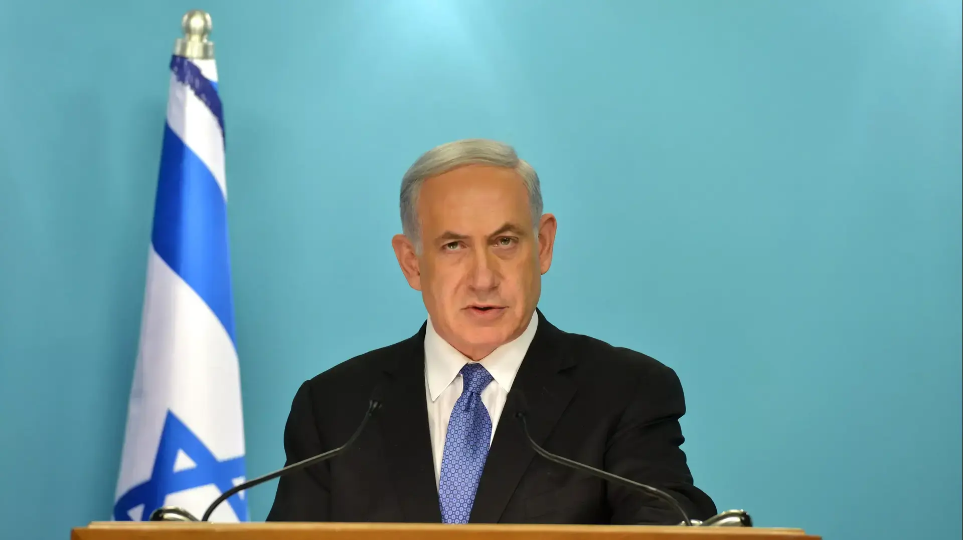 ראש הממשלה בנימין נתניהו נותן הצהרה על הסכם הגרעין עם איראן, 3 אפריל 2015