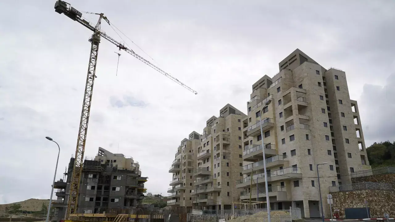 השכונה החרדית החדשה בנצרת עילית, אפריל 2015