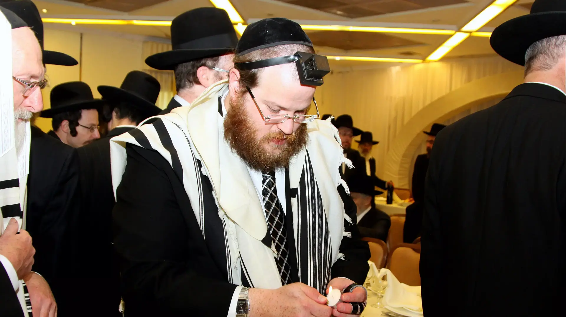 דוד שפירא, נכדו של הרב שטיינמן . אפריל 2015