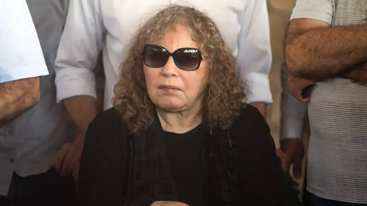 שולמית לבנת, הלווית עזריאל לבנת, 30.04.2015