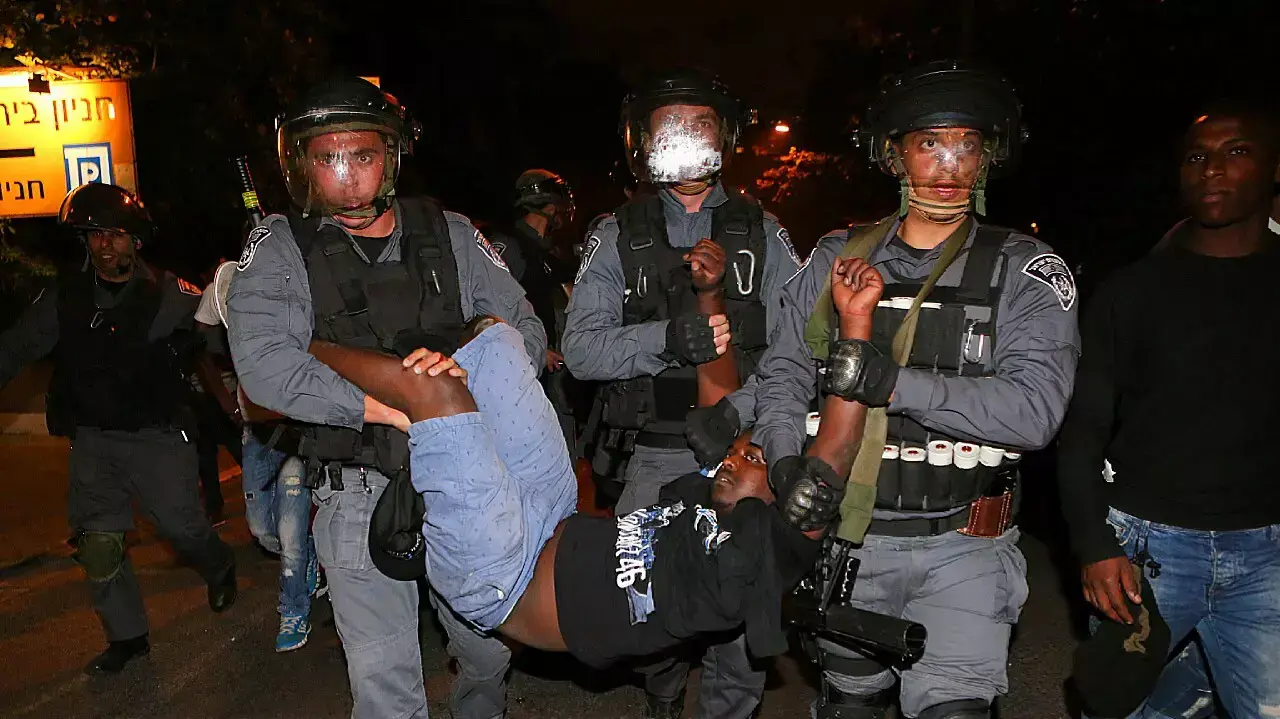 מחאת יוצאי אתיופיה, תל אביב, 03.05.2015