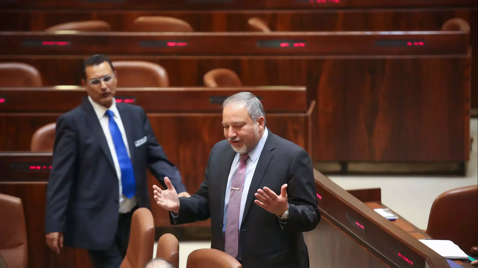 חבר הכנסת אביגדור ליברמן במליאה בכנסת