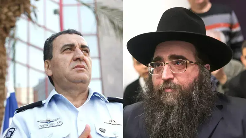 הרב יאשיהו פינטו וניצב בדימוס מנשה ארביב