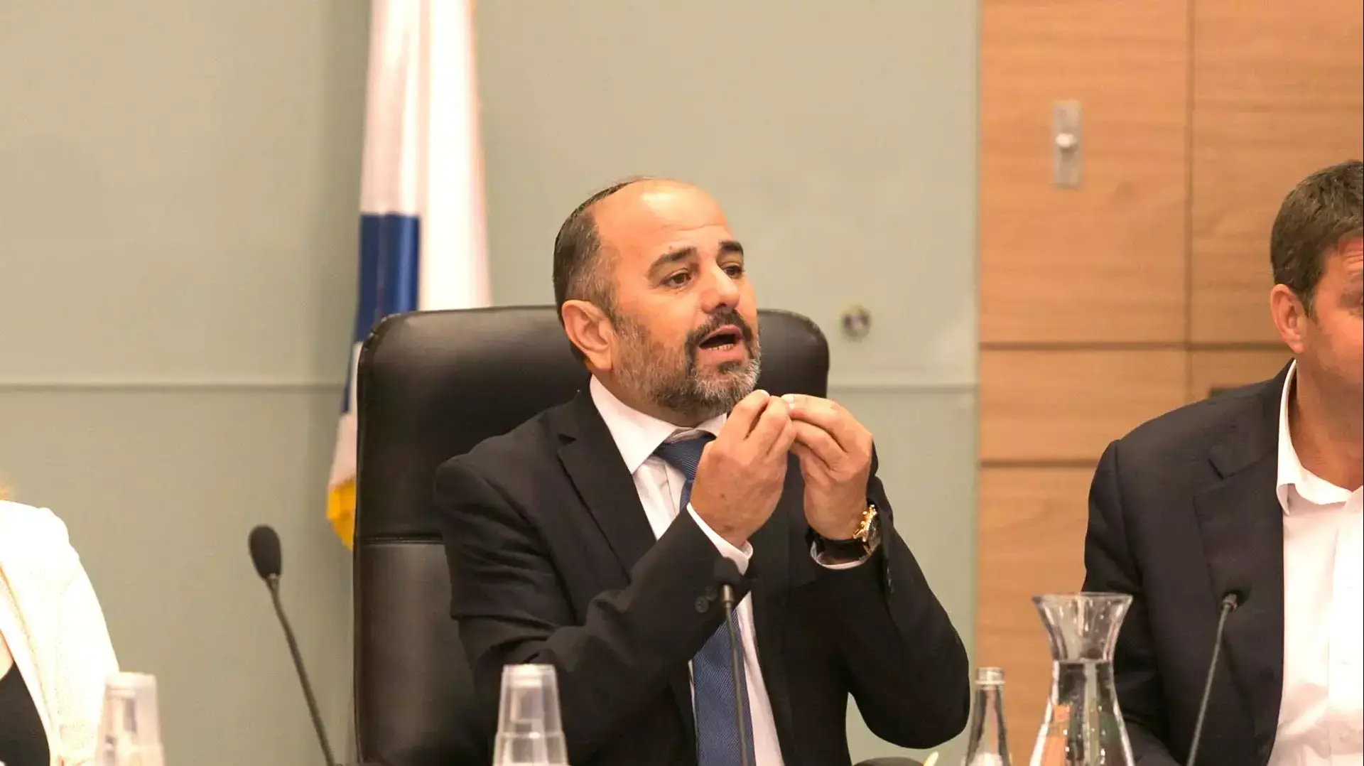 ח"כ יעקב מרגי יו"ר ועדת החינוך התרבות והספורט התרבות בוועדת החינוך, יוני 2015