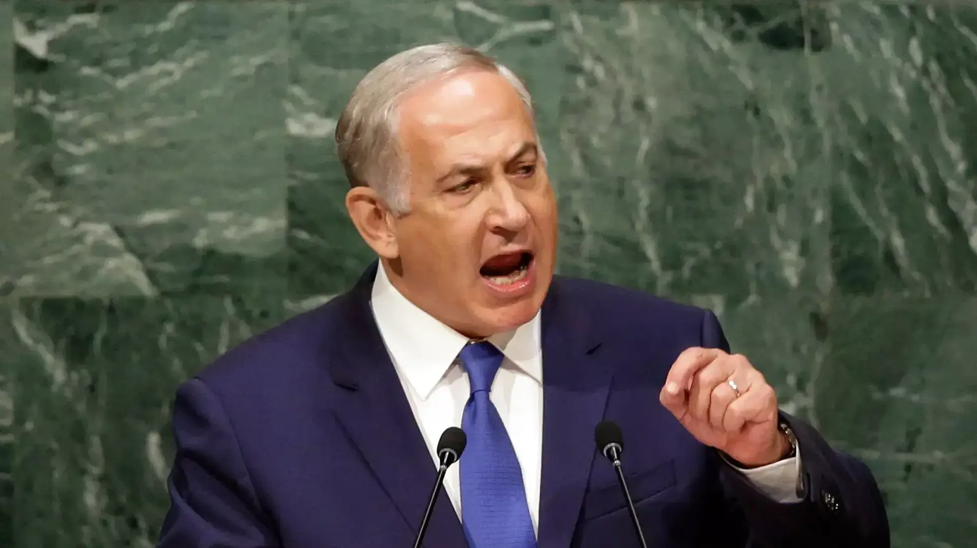 ראש הממשלה בנימין נתניהו באו"ם. אוקטובר 2015