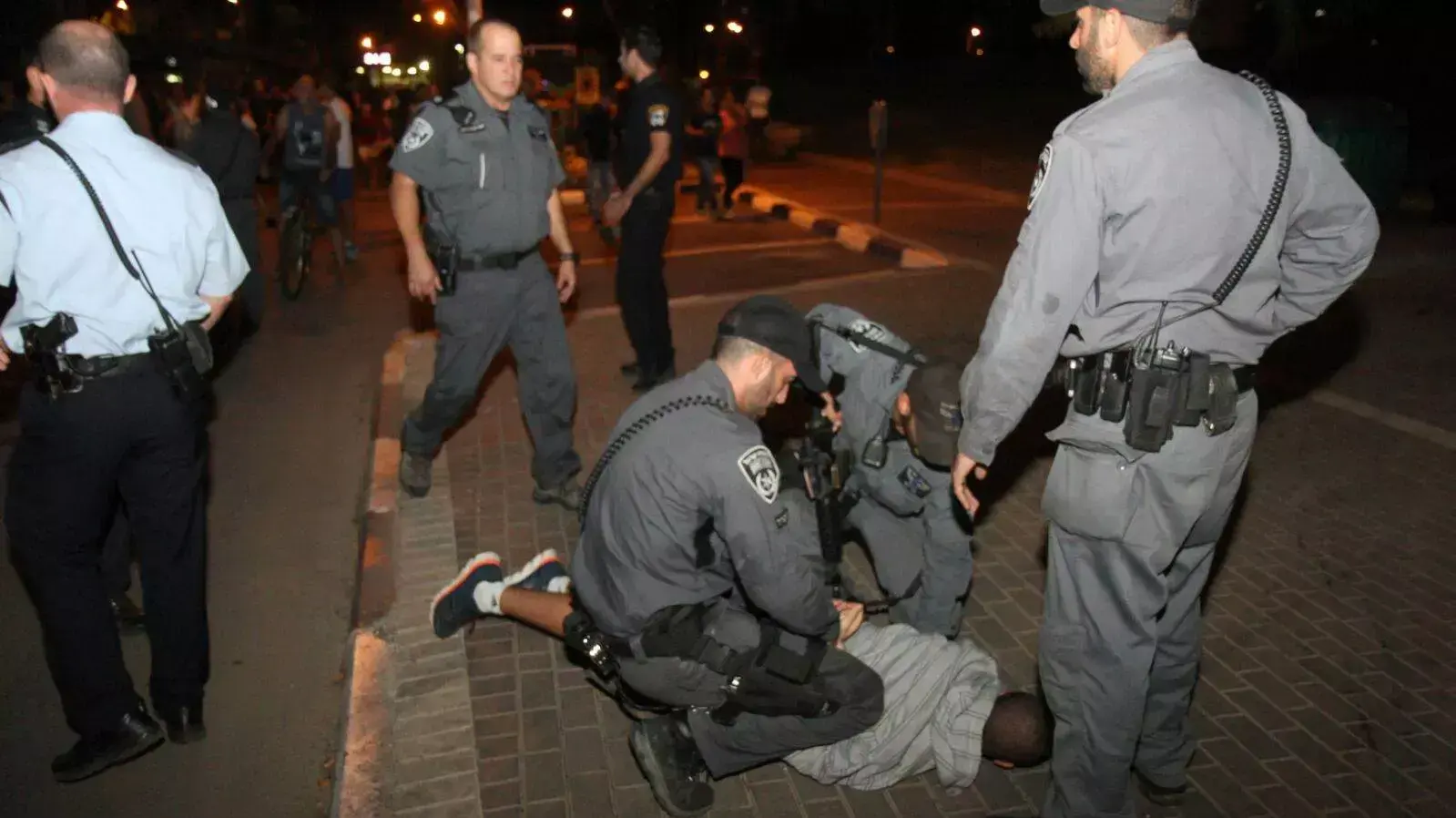 הפגנה בעפולה. אוקטובר 2015
