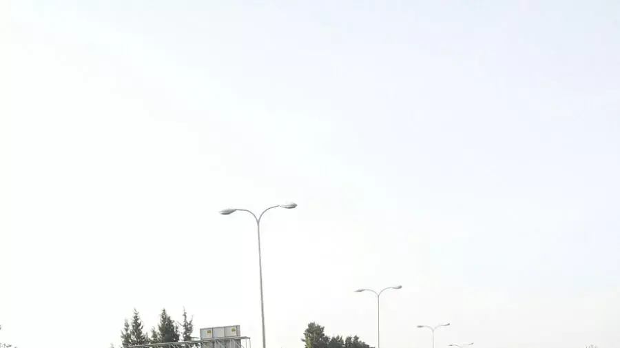 עומסי תנועה כבדים בכביש 4 בעקבות תאונה במחלף גהה, אוקטובר 2015