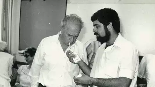 יצחק רבין ושמעון שבס