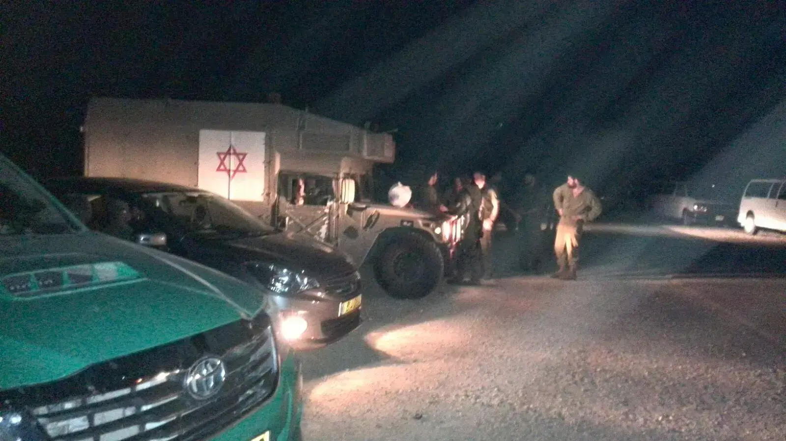 תגבורות כוחות צה"ל ברמת הגולן בסמוך לגבול סוריה  24 באוקטובר 2015