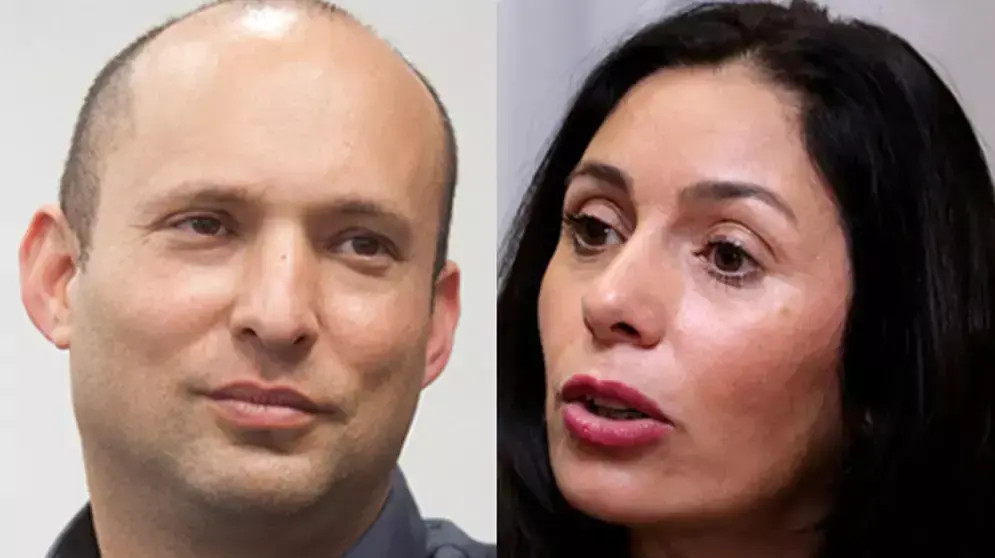 שרת התרבות מירי רגב ושר החינוך נפתלי בנט