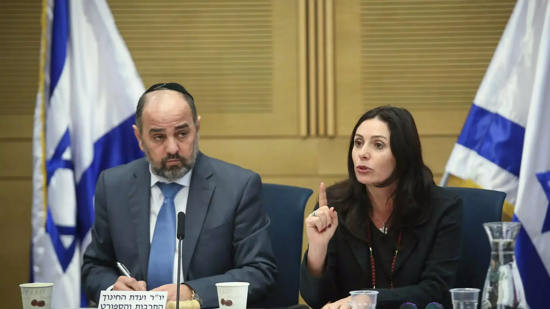 מירי רגב בדיון בועדת החינוך בנושא גלגל"צ