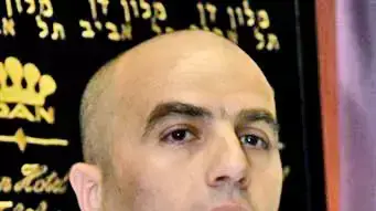 רונן אלעד בעלים הפועל פתח תקוה במסיבת עיתונאים