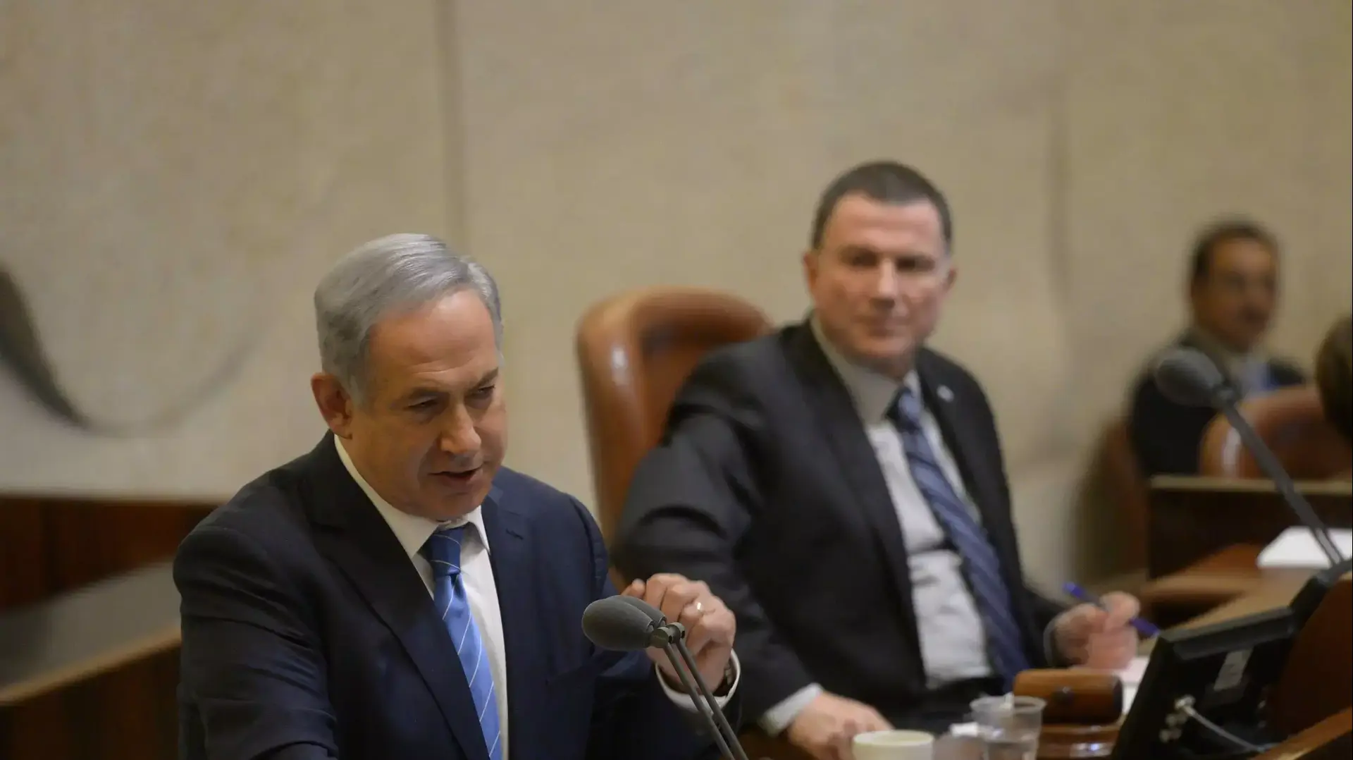 בנימין נתניהו בדיון 40 חתימות בכנסת, מרץ 2016