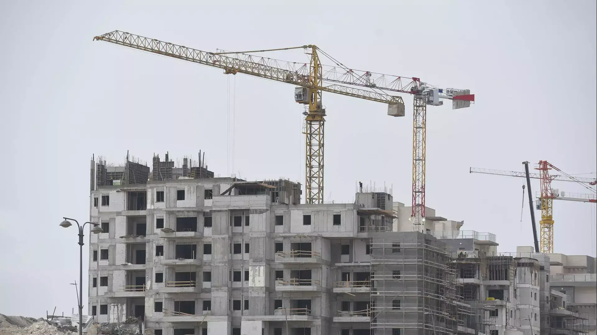 אתר בנייה של חברת ארזי הנגב בבאר שבע 12.4.2016