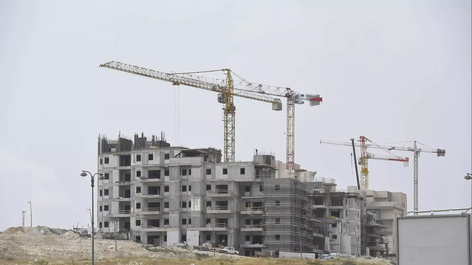 אתר בנייה של חברת ארזי הנגב בבאר שבע 12.4.2016