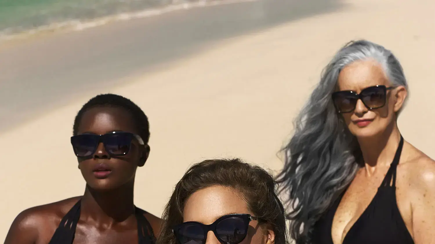 קמפיין בגדי הים של המותג  swimsuits for all