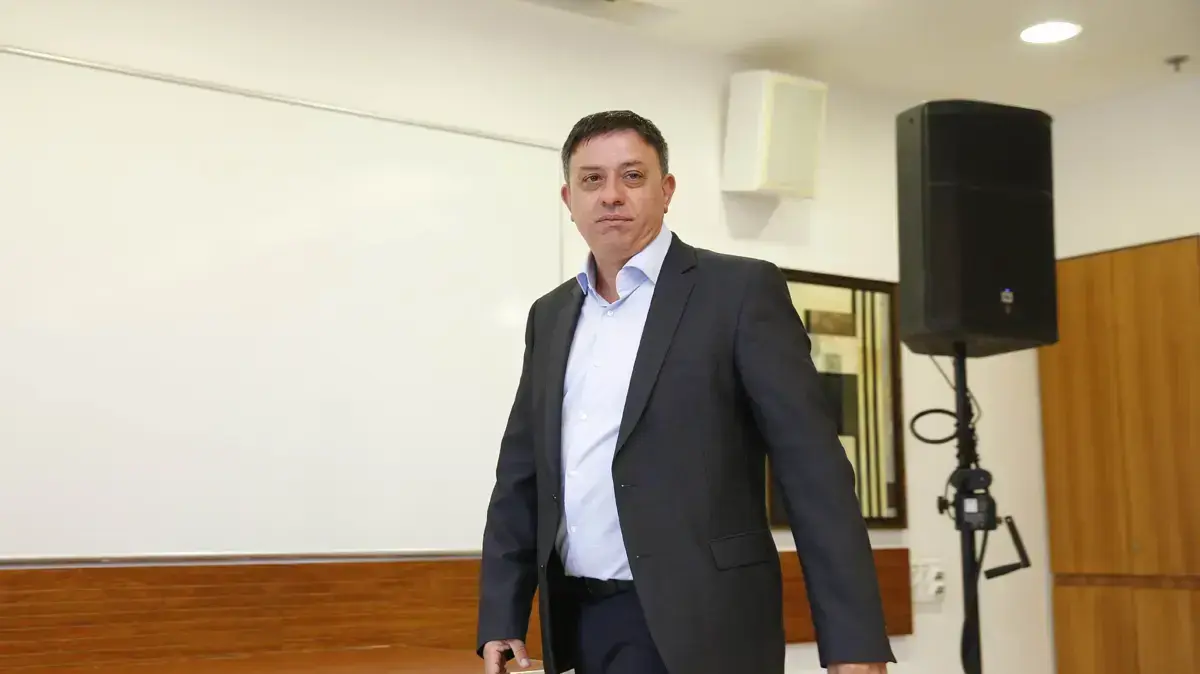 מסיבת עיתונאים שכינס השר להגנת הסביבה אבי גבאי בתל אביב 27 מאי 2016