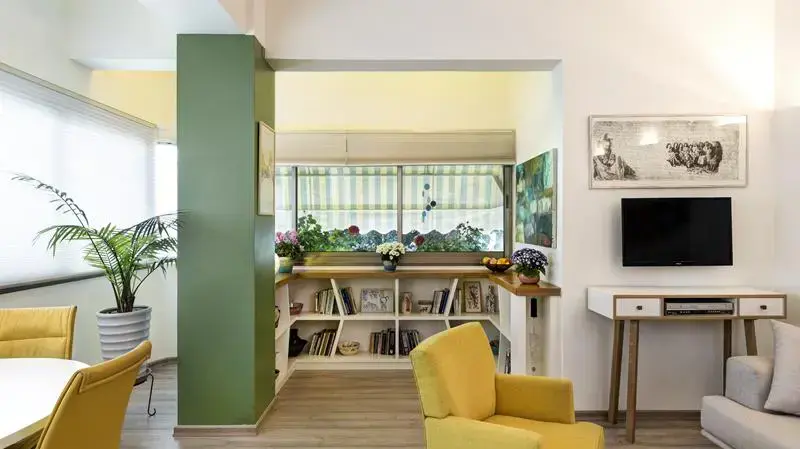 דירה מעוצבת בתל אביב; עיצוב פנים: חנה רפפורט
