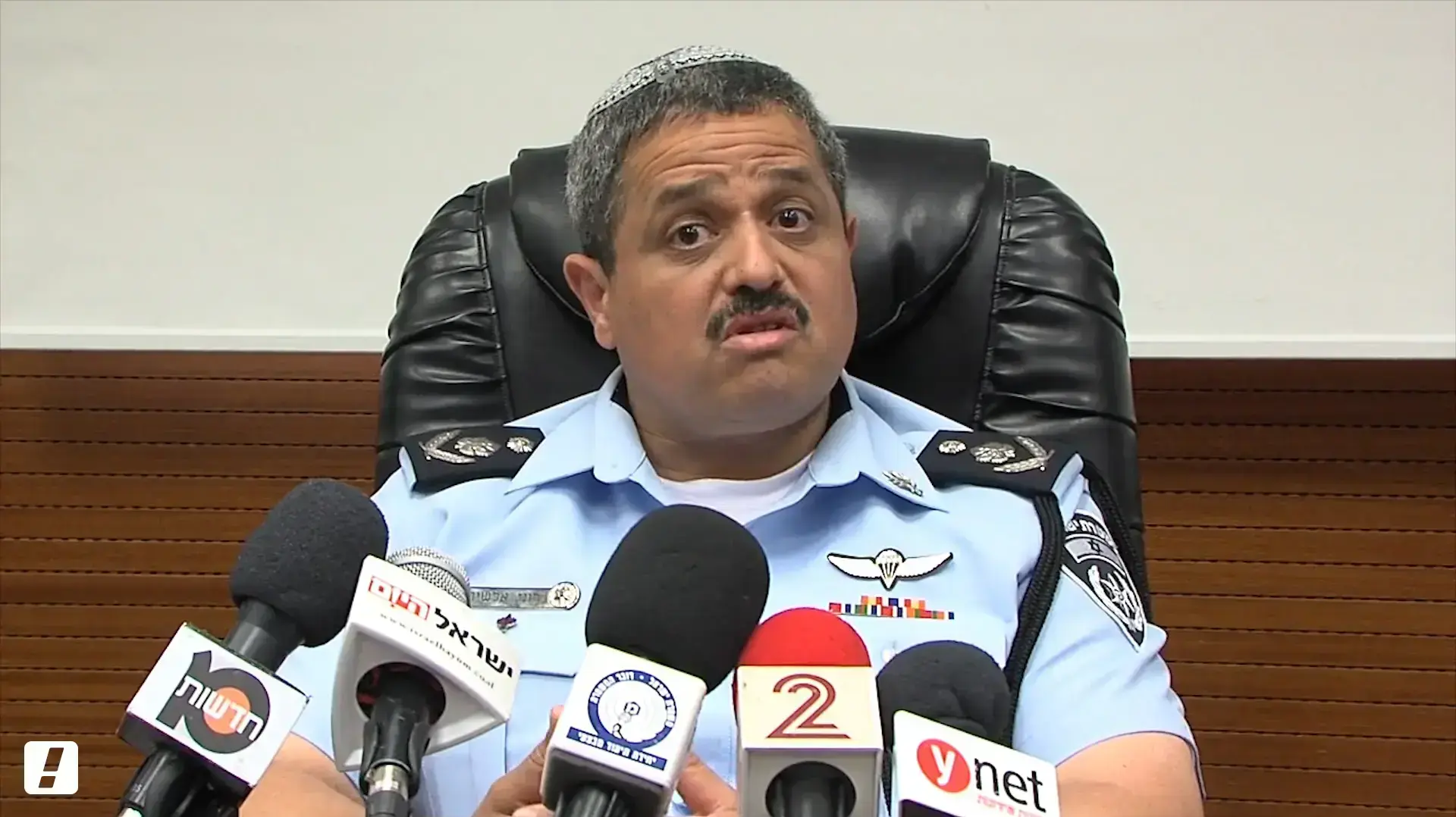 מפכ"ל המשטרה בתדרוך עיתונאים: "ההתנהלות יצרה איום על שלטון החוק"