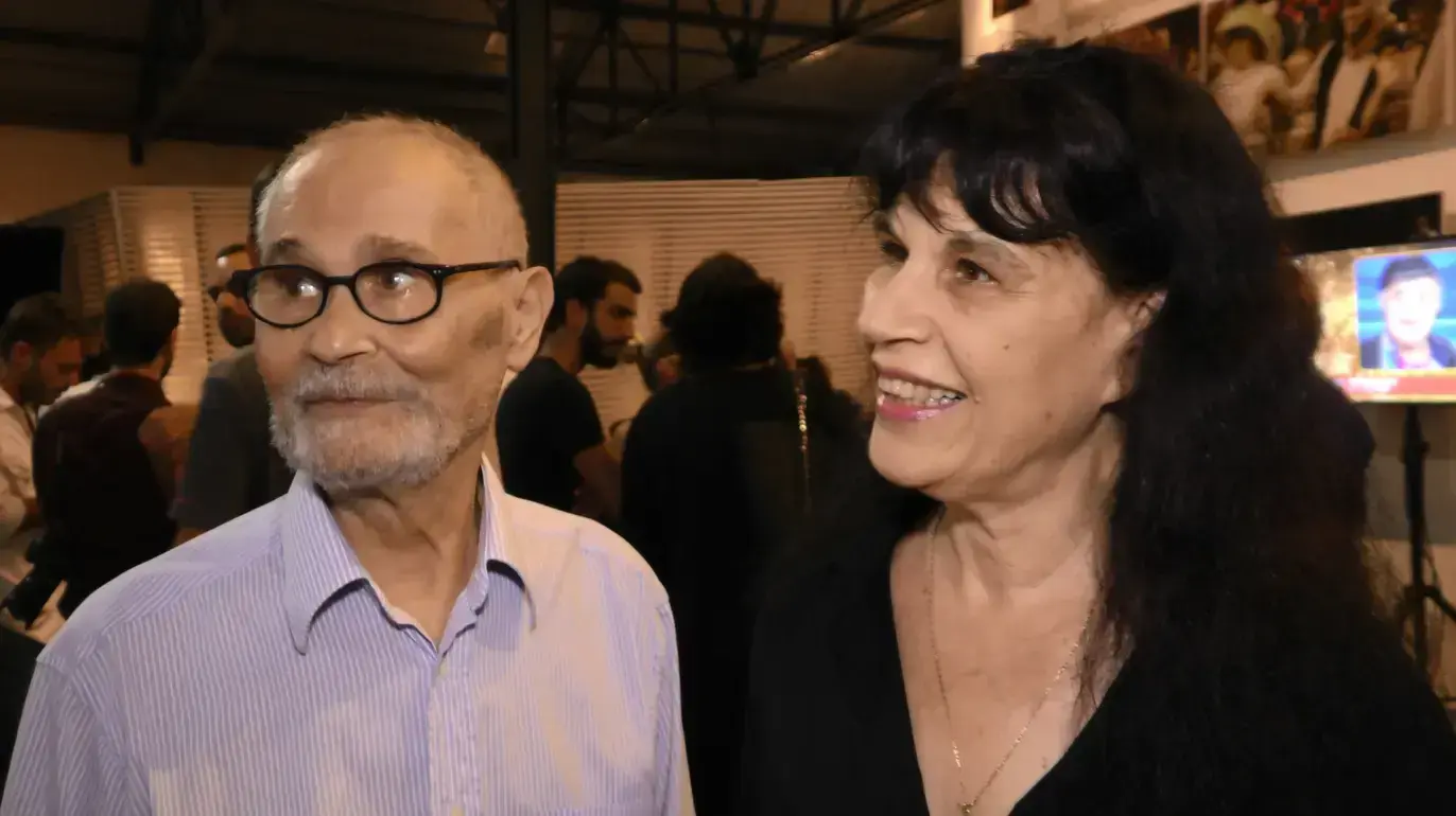 נושא: הבמאי והיוצר משה מזרחי והשחקנית והבמאית מיכל בת אדם בטקס הפרסים ע"ש אריק איינשטיין בו שניהם זכו בפרס