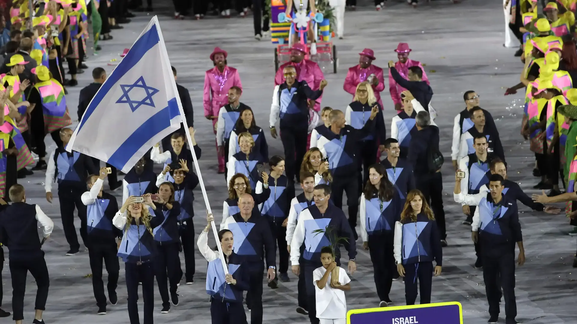 משלחת ישראל טקס הפתיחה של אולימפיאדת ריו