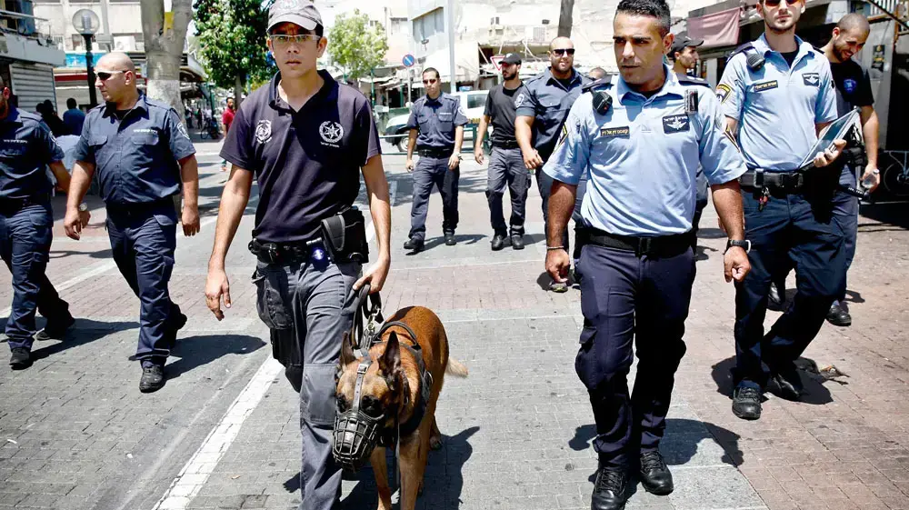 יחידת סיור חדשה במשטרה באזור התחנה המרכזית הישנה בתל אביב. 23 באוגוסט 2016