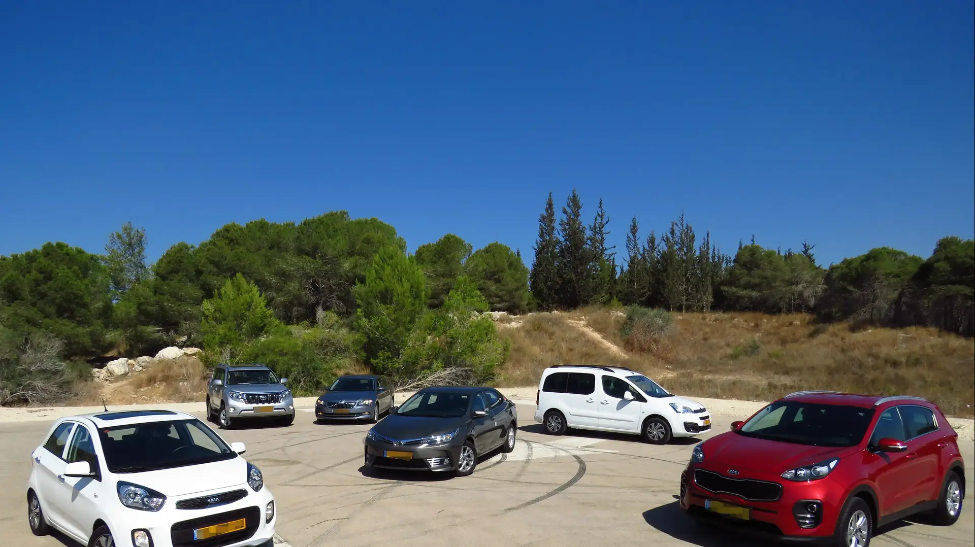 המכוניות הנמכרות ביותר בישראל מסוגן. קיה, טויוטה, סיטרואן, סקודה