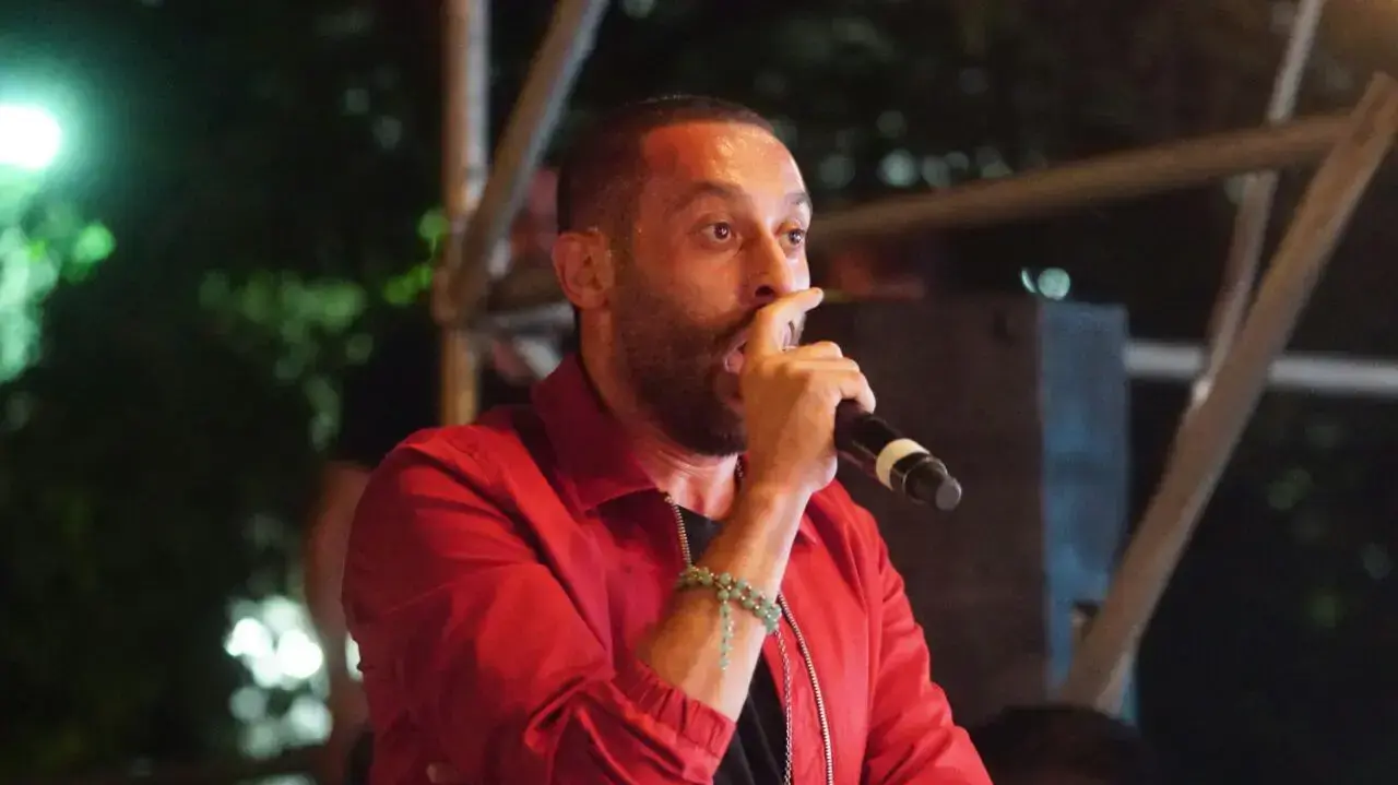 הופעתו של תאמר נפאר בפסטיבל נווה יוסף, גן האם, חיפה. אוקטובר 2016