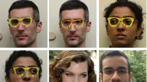 משקפיים נגד זיהוי פנים