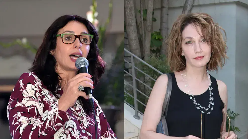 שרת התרבות מירי רגב והשחקנית יבגניה דודינה