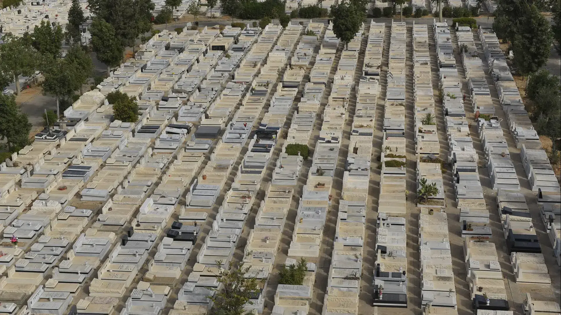 מצבות וקבורה רוויה בבית עלמין ירקון, נובמבר 2016