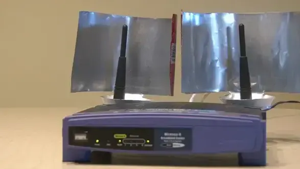 סיפור בדקה שיפור הקליטה בראוטר בעזרת פחית