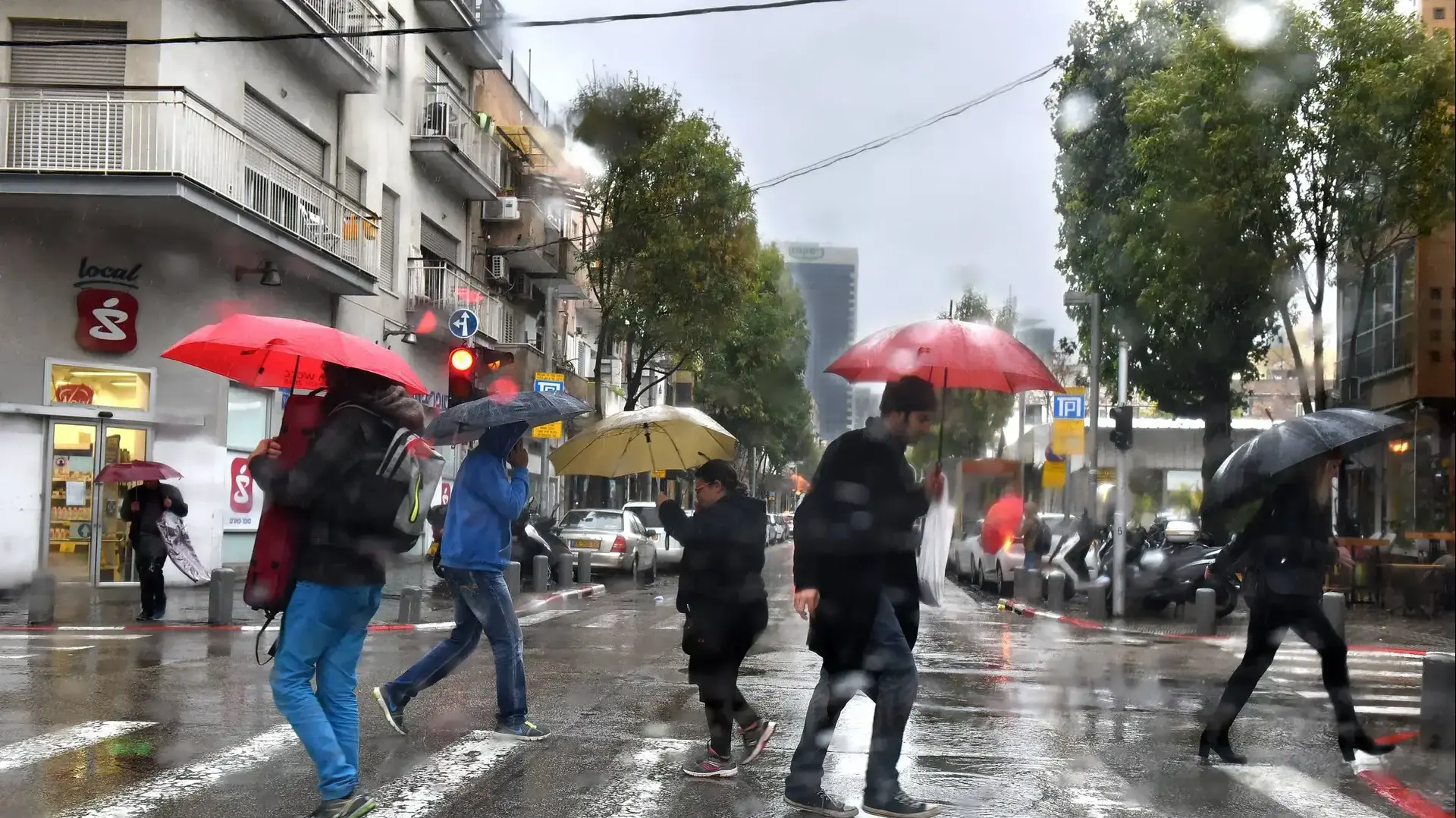 גשם בתל אביב, 27 בדצמבר 2016 גשם בתל אביב, 27 בדצמבר 2016
