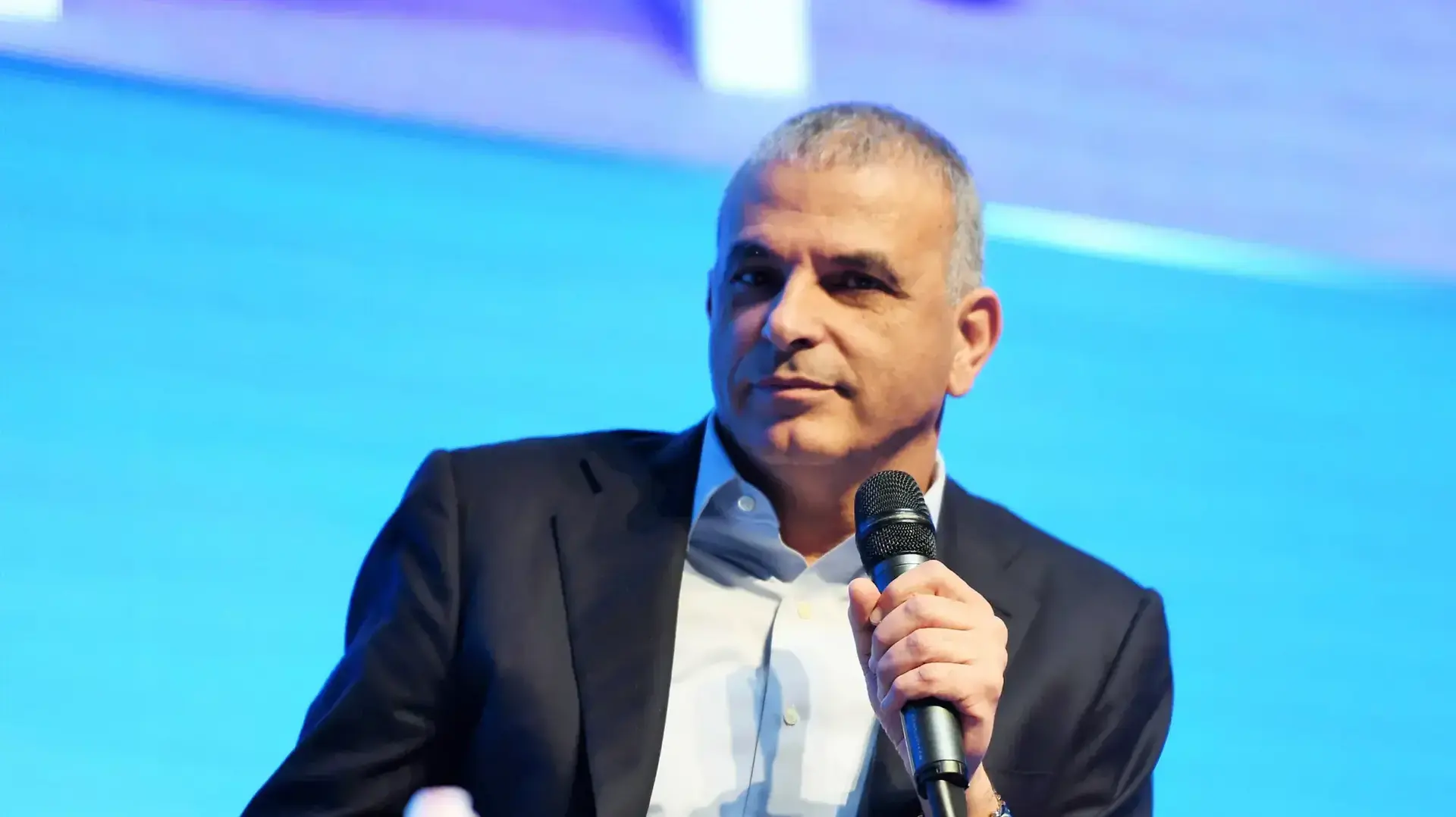 שר האוצר משה כחלון בכנס חיפה למנהיגות, אודיטוריום חיפה. ינואר 2017