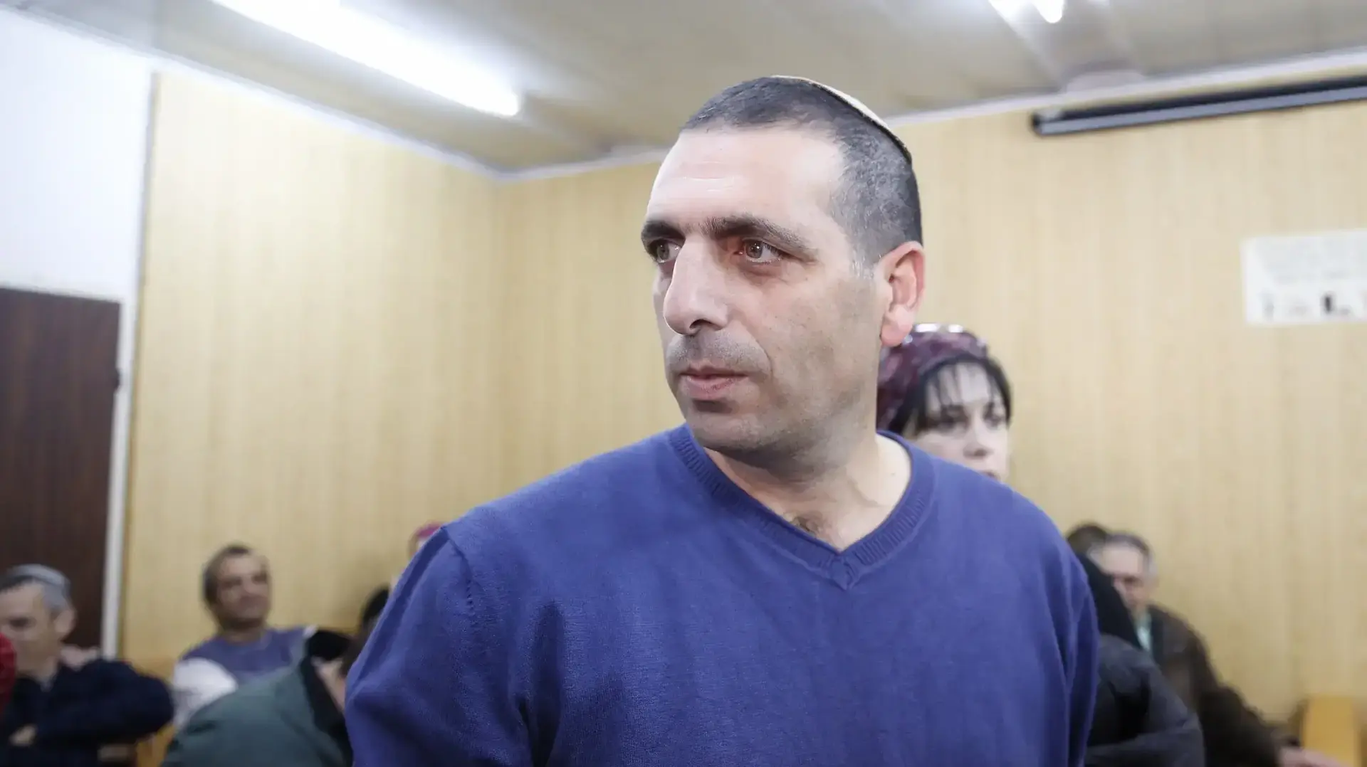תא"ל אופק בוכריס במתן גזר הדין שלו בבית הדין הצבאי בקריה, 2 בפברואר 2017
