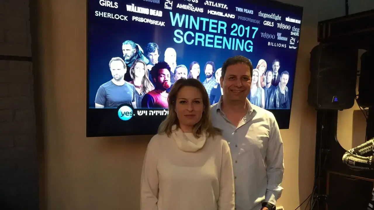 - מנכ"ל yes רון אילון ודנה שטרן מנהלת הרכש, ערוצי הבית והVOD של yes