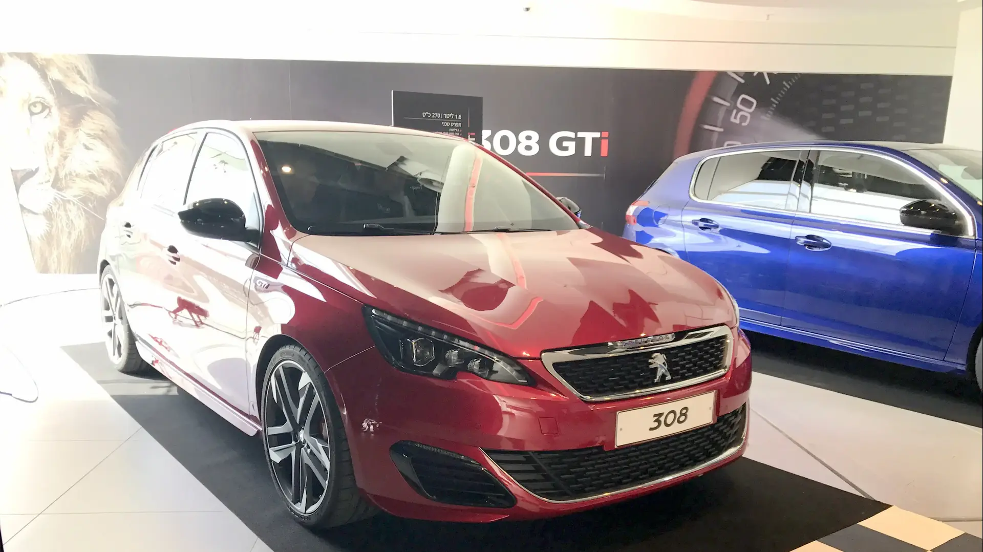 תחילת שיווק פיג'ו 308GTI