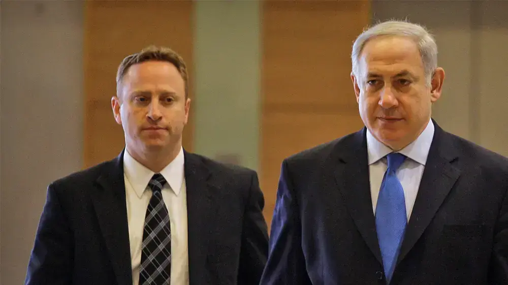 ארי הרו ראש הסגל לשעבר של ראש הממשלה בנימין נתניהו , 23 במרץ 2009