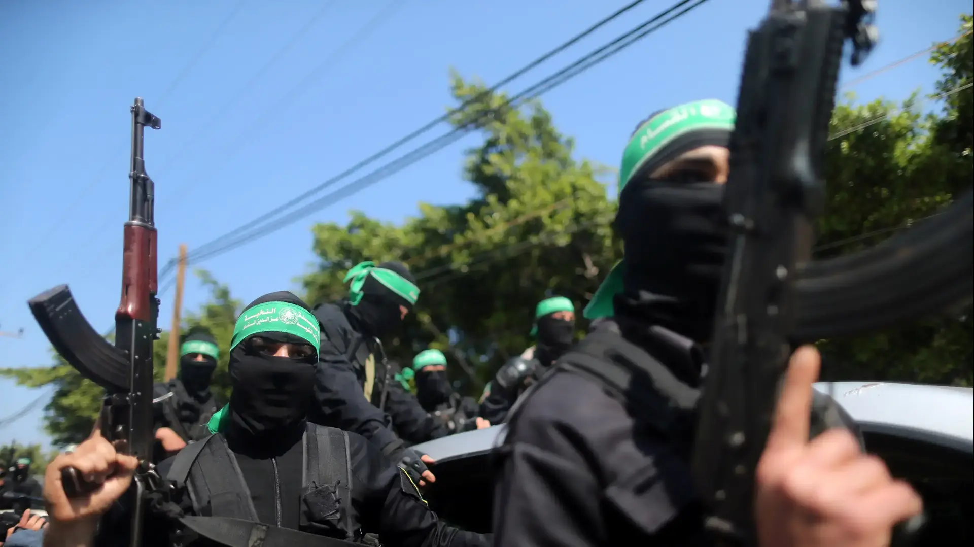 הלוויית בכיר חמאס מאזן פוקהא, שחוסל ברצועצ עזה, מרץ 2017