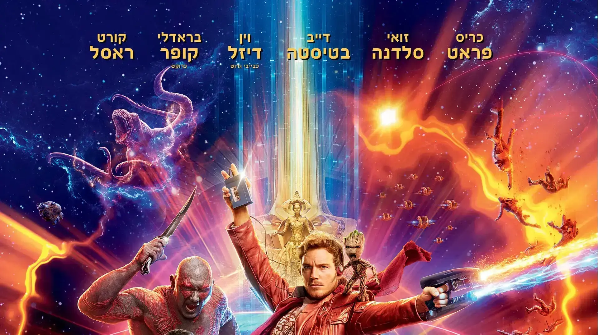 פוסטר הסרט שומרי הגלקסיה חלק 2