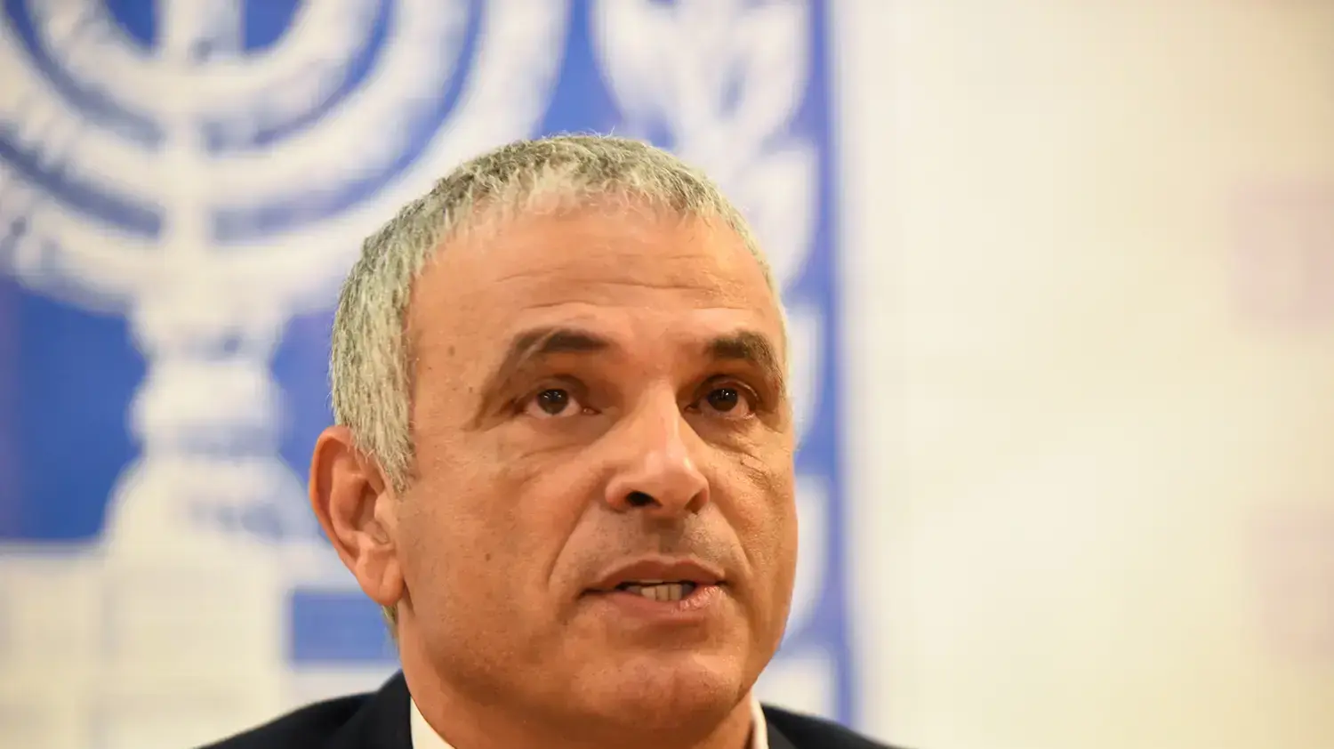 שר האוצר משה כחלון במסיבת עיתונאים של משרד האוצר בנוגע לעתיד עובדי רשות השידור. תל אביב, 30 במרץ 2017
