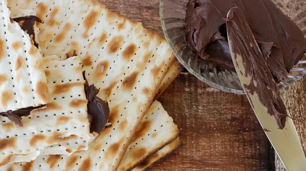מצה עם שוקולד
