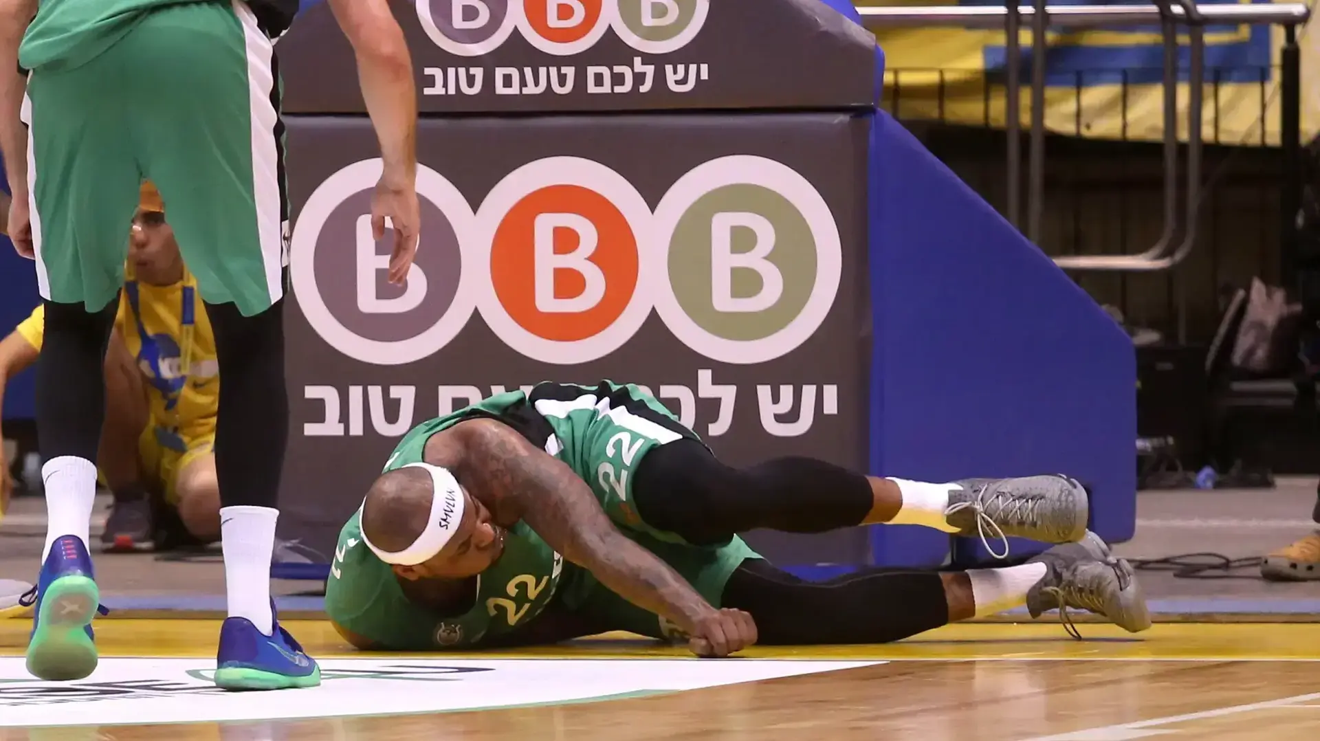 וויל גרייבס שחקן מכבי חיפה נפצע