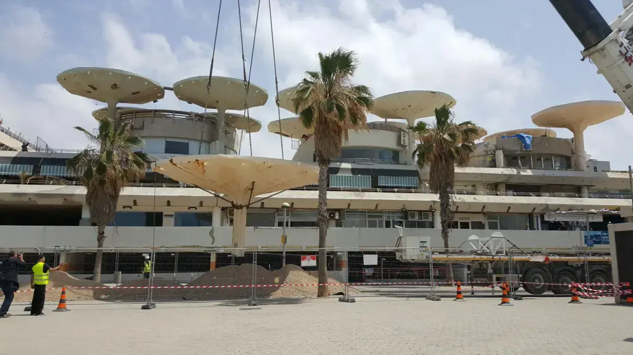 הריסת פטריות כיכר אתרים תל אביב ת"א נדלן נדל"ן