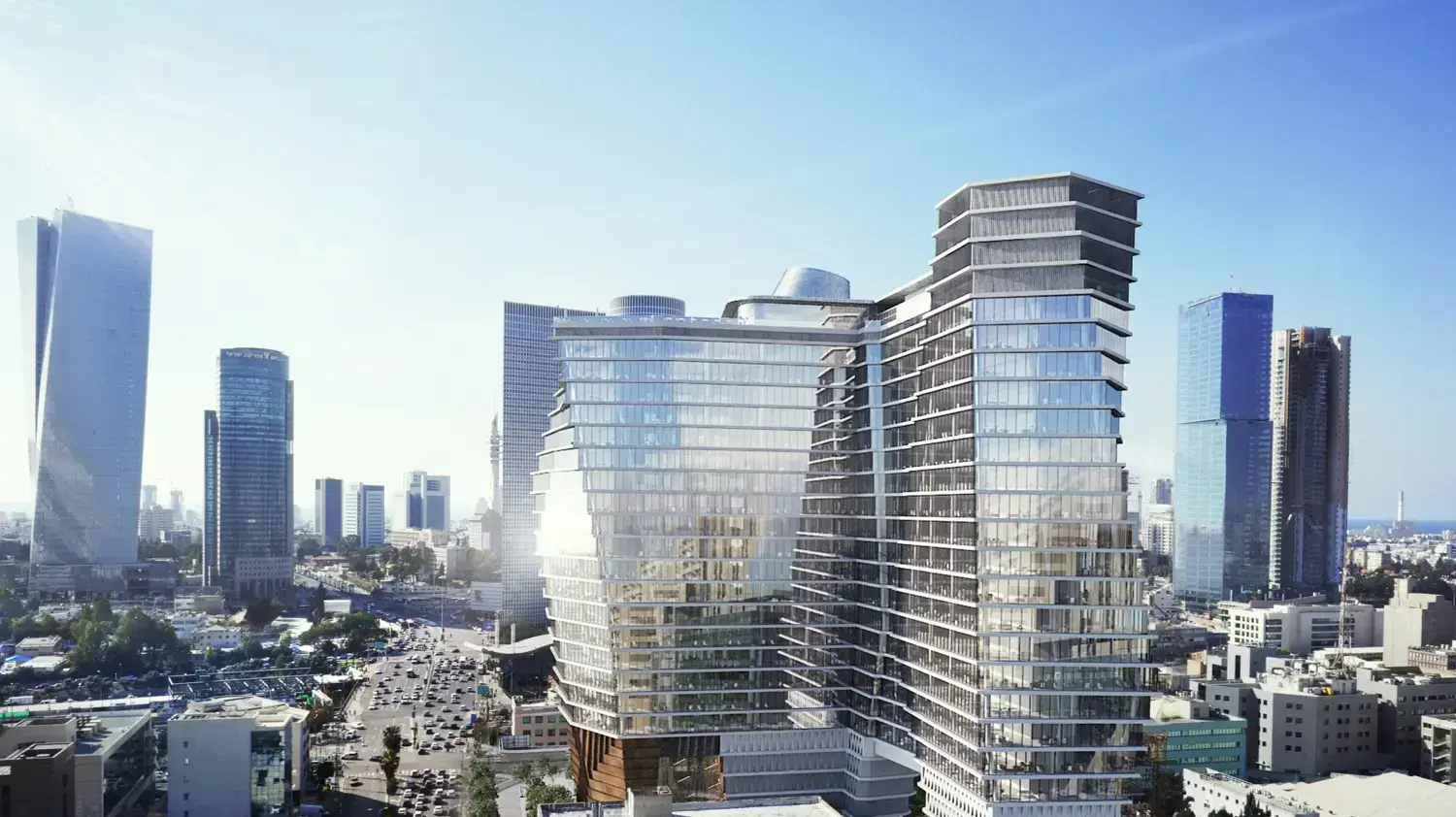 פרויקט TOHA תוהא תל אביב ת"א נכסים ובנין IDB אמות אלוני חץ נדלן נדל"ן