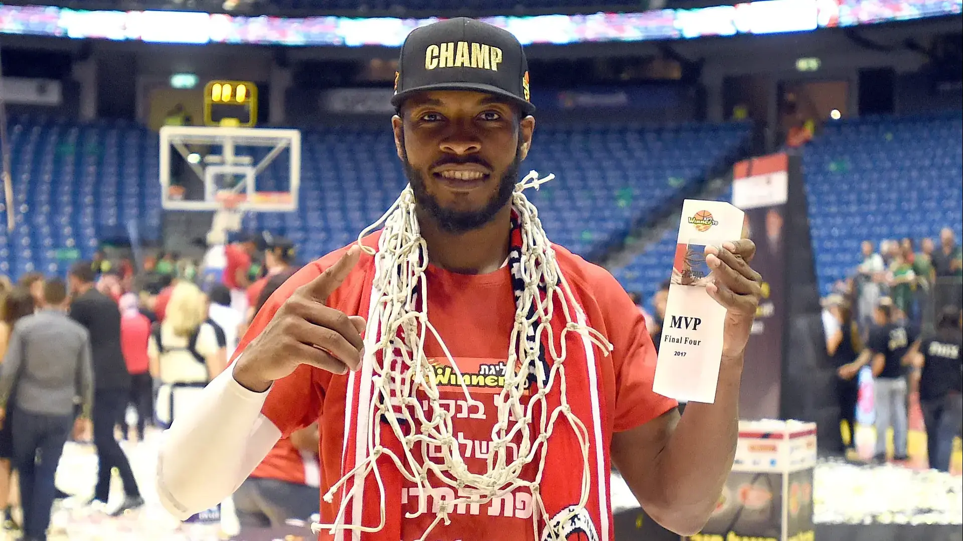 שחקן הפועל ירושלים, ג'רום דייסון עם תואר ה-MVP של משחק הגמר