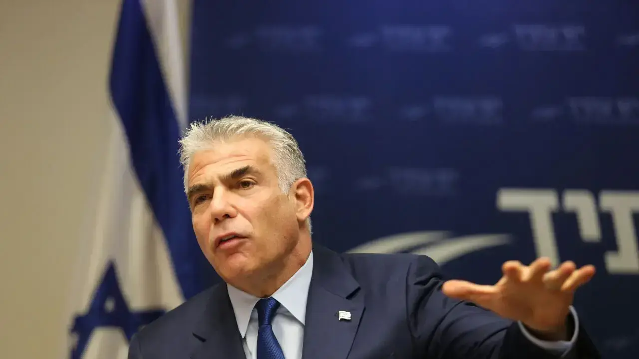 יו"ר יש עתיד, יאיר לפיד בישיבת הסיעה היום 26 ביוני 2017