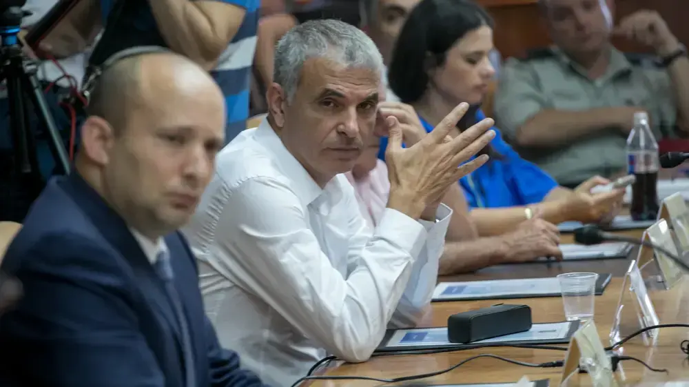 בנט כחלון ושקד בישיבת הממשלה היום 3 ביולי 2017