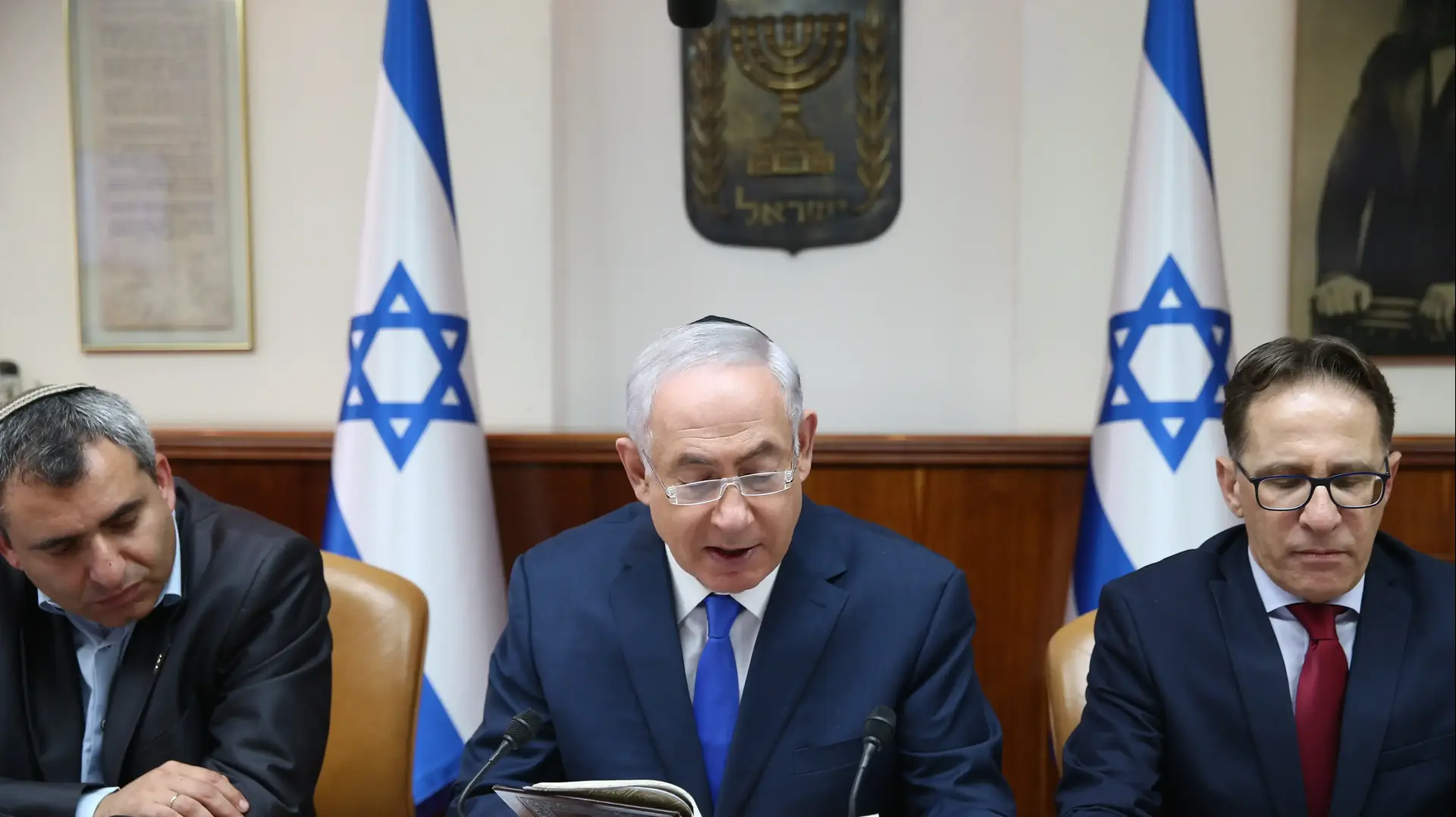 ראש הממשלה, בנימין נתניהו ישיבת ממשלה הבוקר 9 ביולי 2017