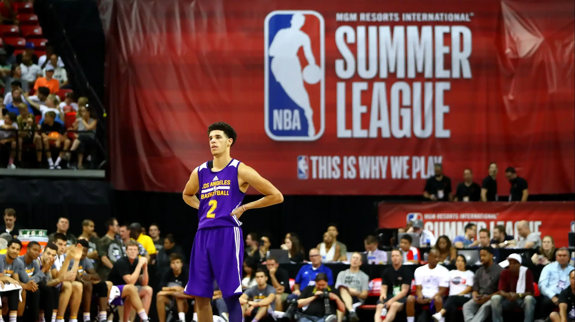 לונזו בול לוס אנג'לס לייקרס בליגת הקיץ של ה-NBA